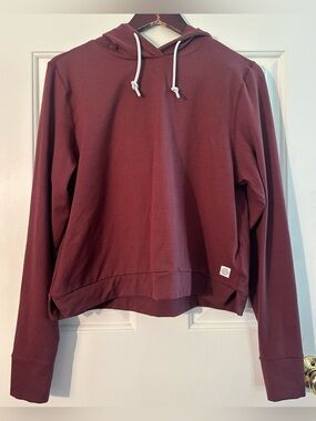 RHOBACK Women’s Medium Cranberry Tempo Performance Hoodie VSoft™ Cropped Wicking